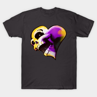 Non-Binary Heart-Skull T-Shirt